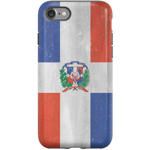 Dominican Republic Flag Faded iPhone SE (2nd & 3rd Gen) Pro Case